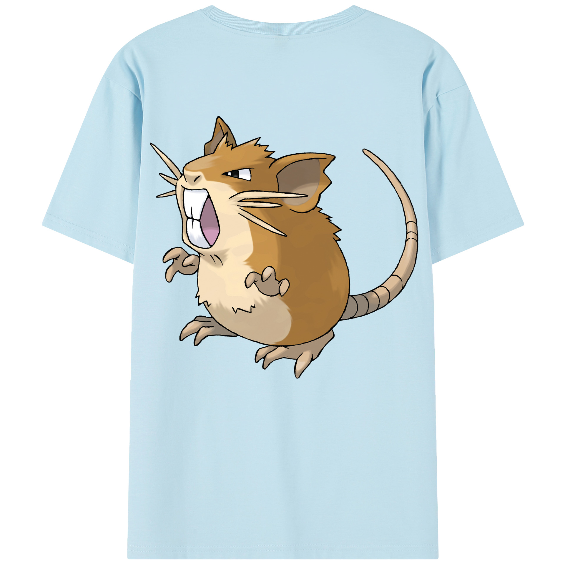 （画像用） ポケットモンスター Pokémon 綿100％半袖Tシャツ（背面プリント）